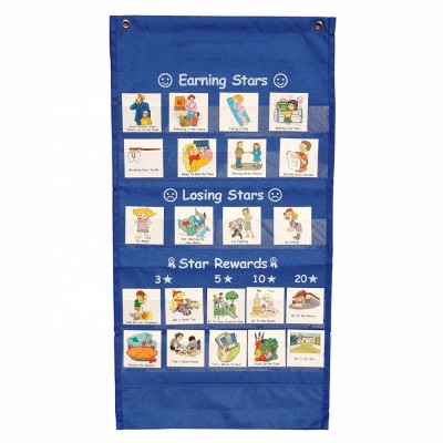 wall amount Rewarding Pocket Chart for children