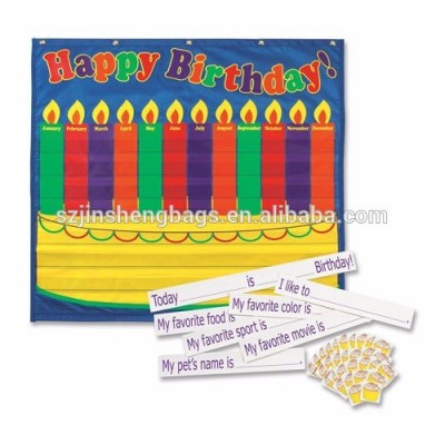 Custom 420D Birthday Pocket Chart