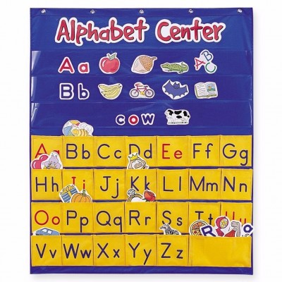 Alphabet center pocket chart for classroom