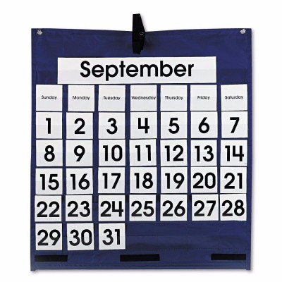 Wholesale Monthly calendar pocket chart